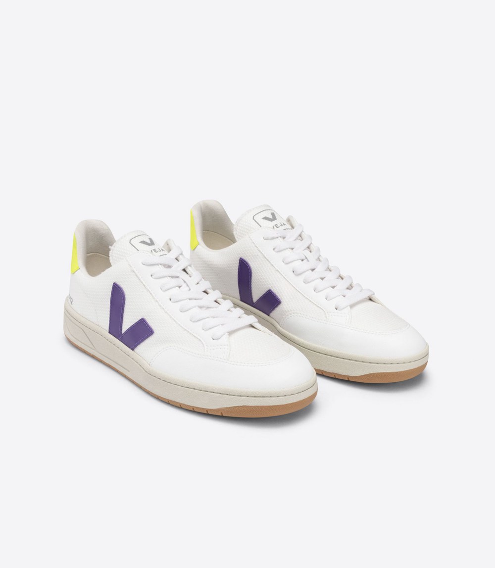 Veja Sneakers Mens - V-12 B-mesh - White - 9026TDIMQ